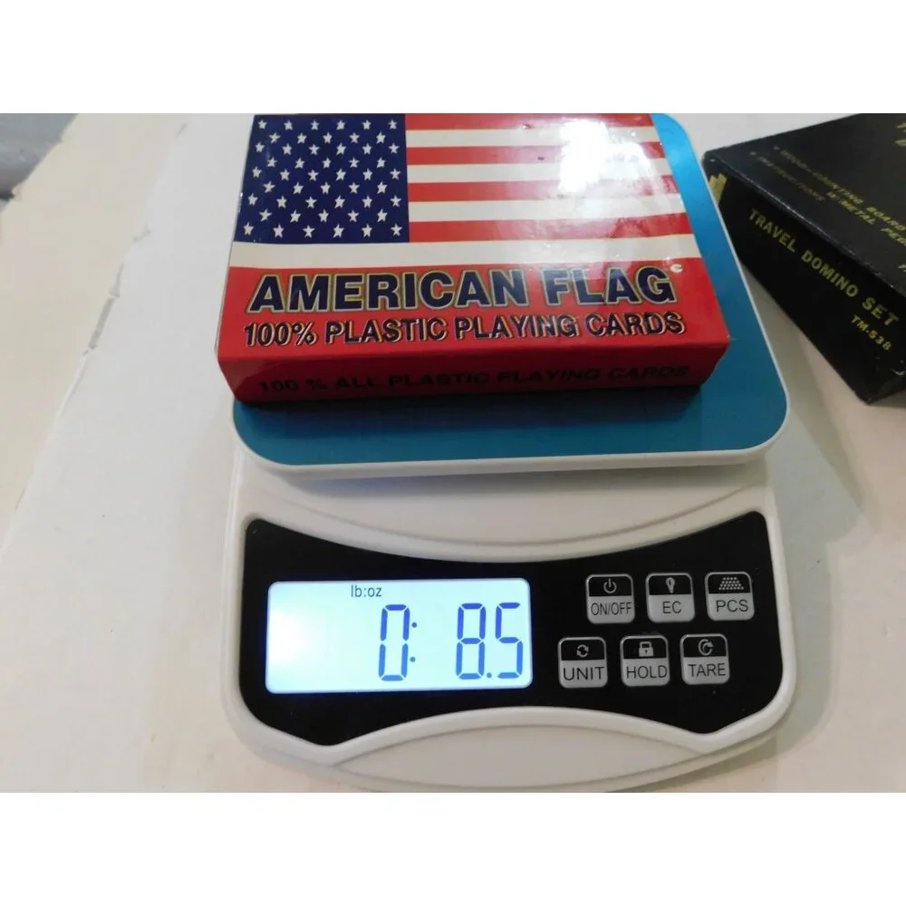American Flag Playing Cards Double Deck Set 100% Plastic Sealed